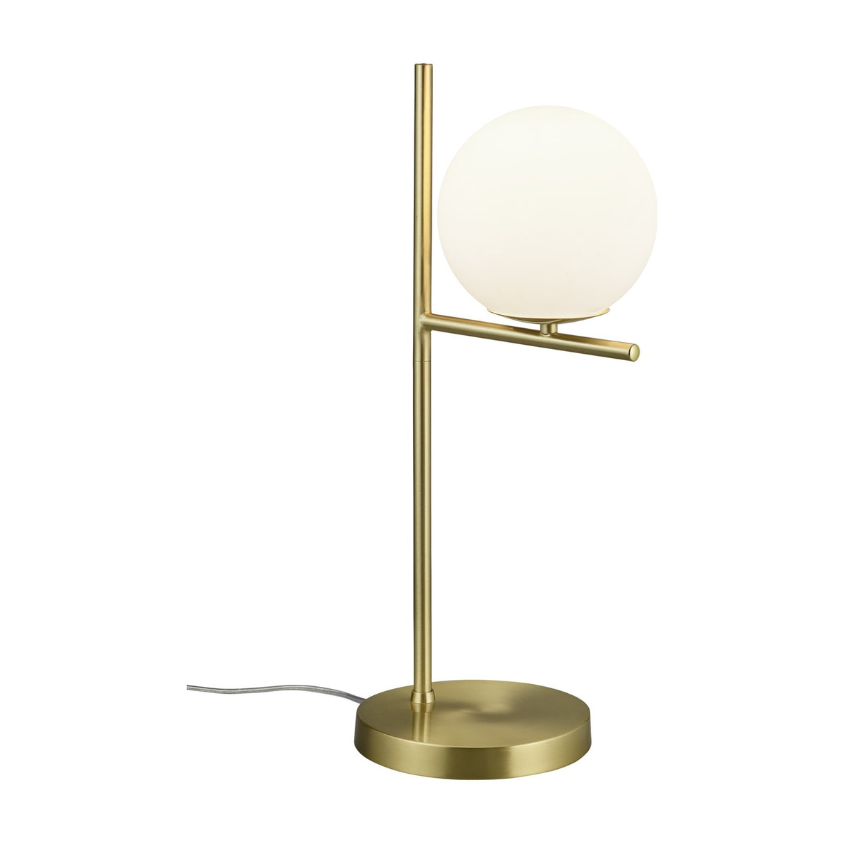 Pure Glass Table Lamp – Satin Brass