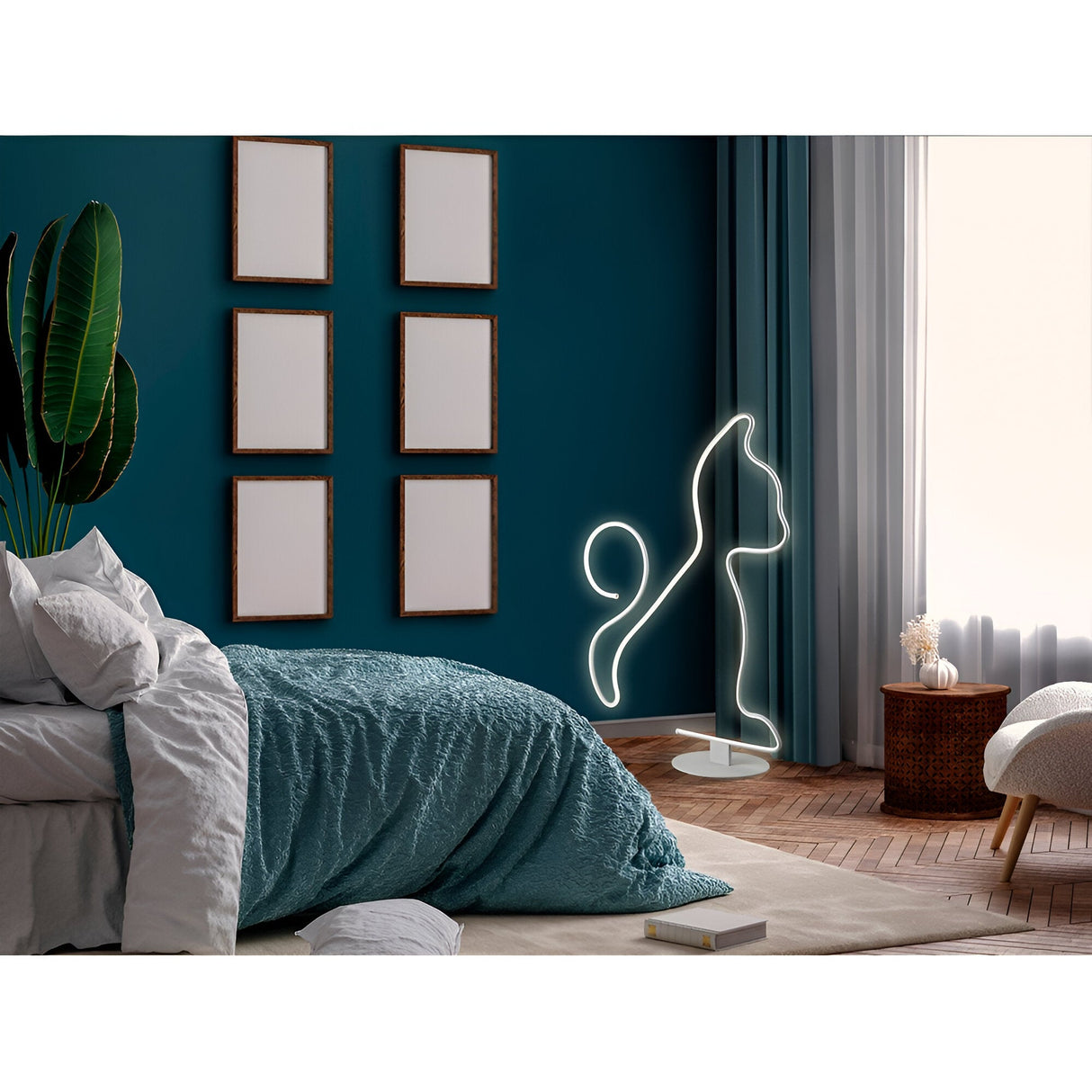 Cat LED Floor Lamp 43W 3000K - White