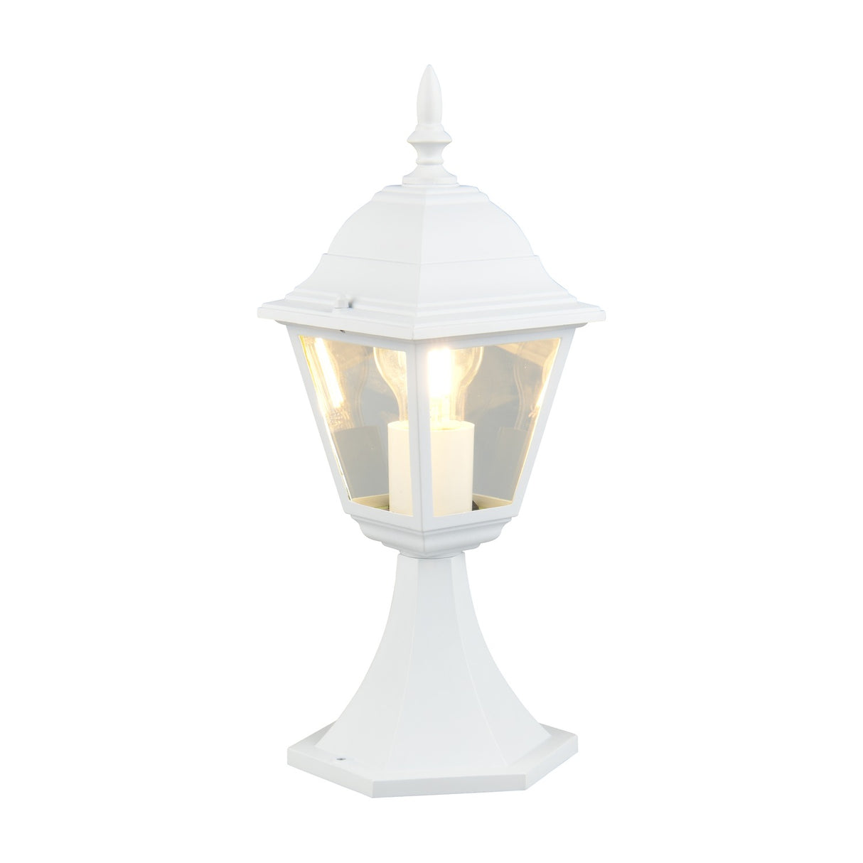 Livenza Glass Table Lamp – Matt White
