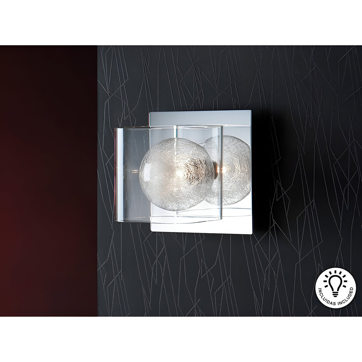 Eclipse Glass Wall Lamp - Transparent