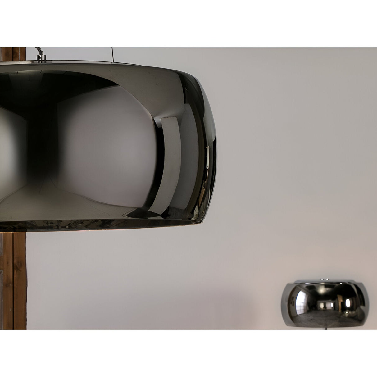 Argos 6 Crystal Light Pendant - Brown (With Remote Control)