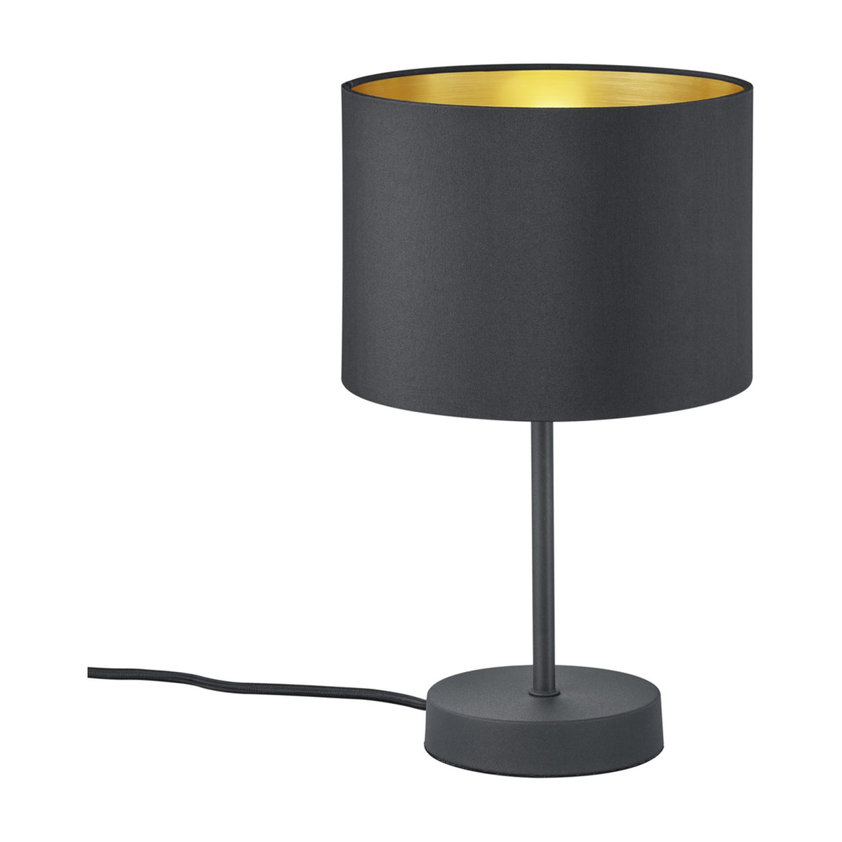 Hostel Fabric Table Lamp – Matt Black