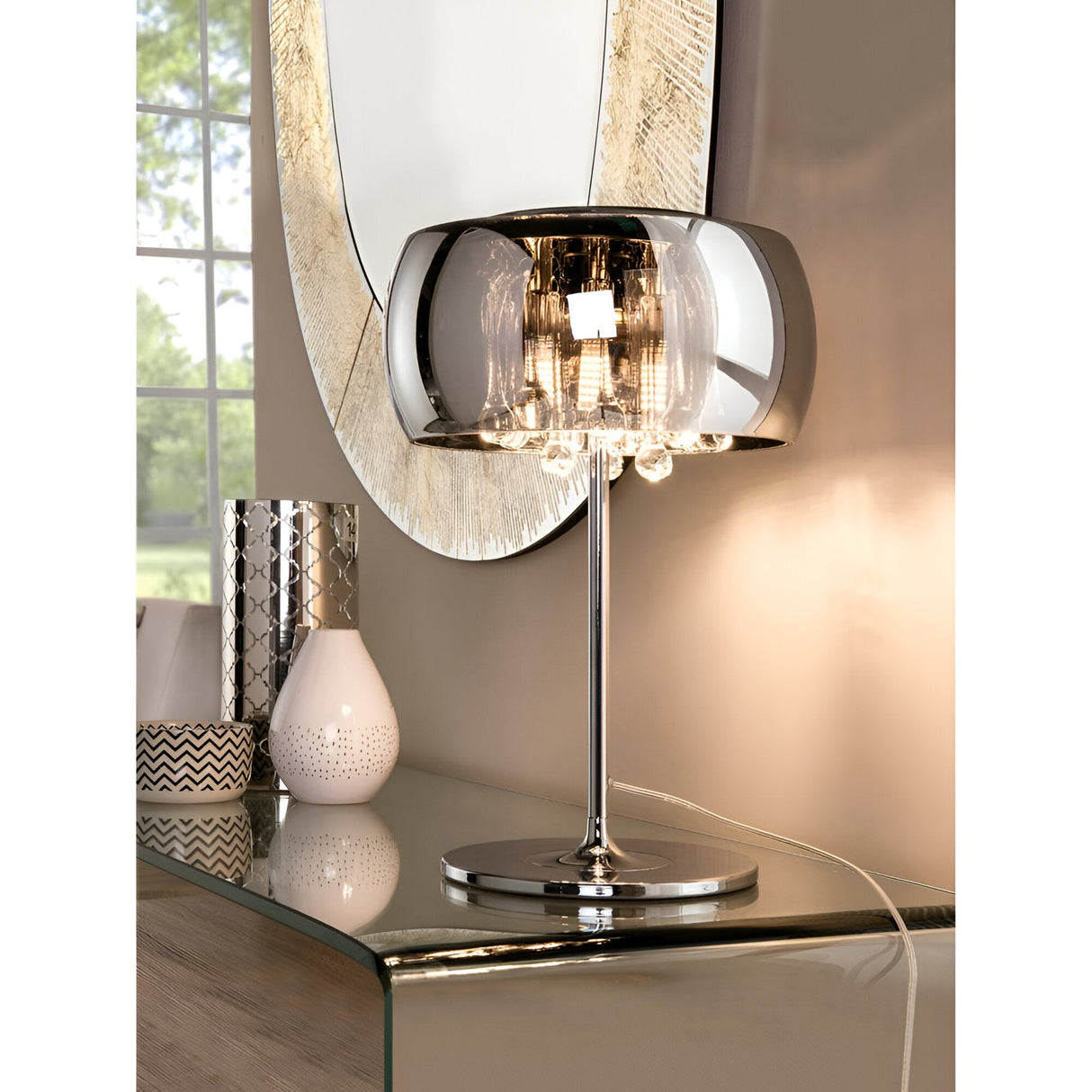 Argos Crystal & Glass Table Lamp - Clear