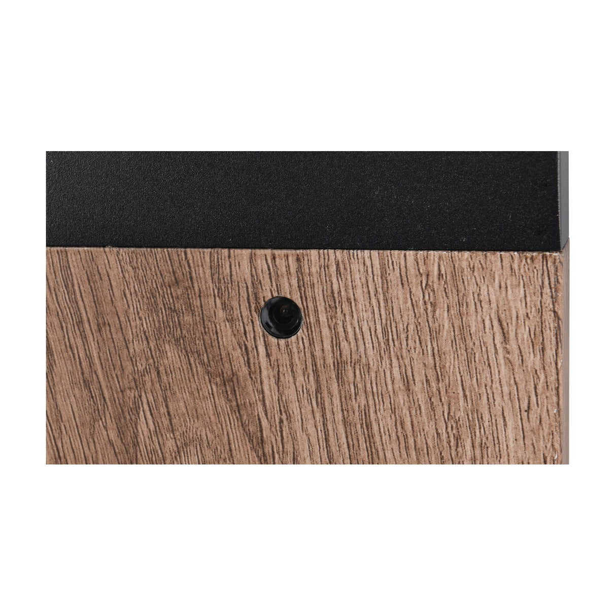 Ardila Dusk to Dawn Outdoor Lamp Post – Wood Effect