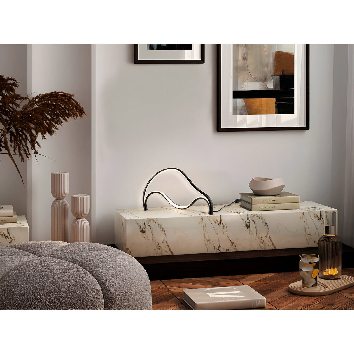 Danza LED Small Table Lamp 21W 3000W - Black