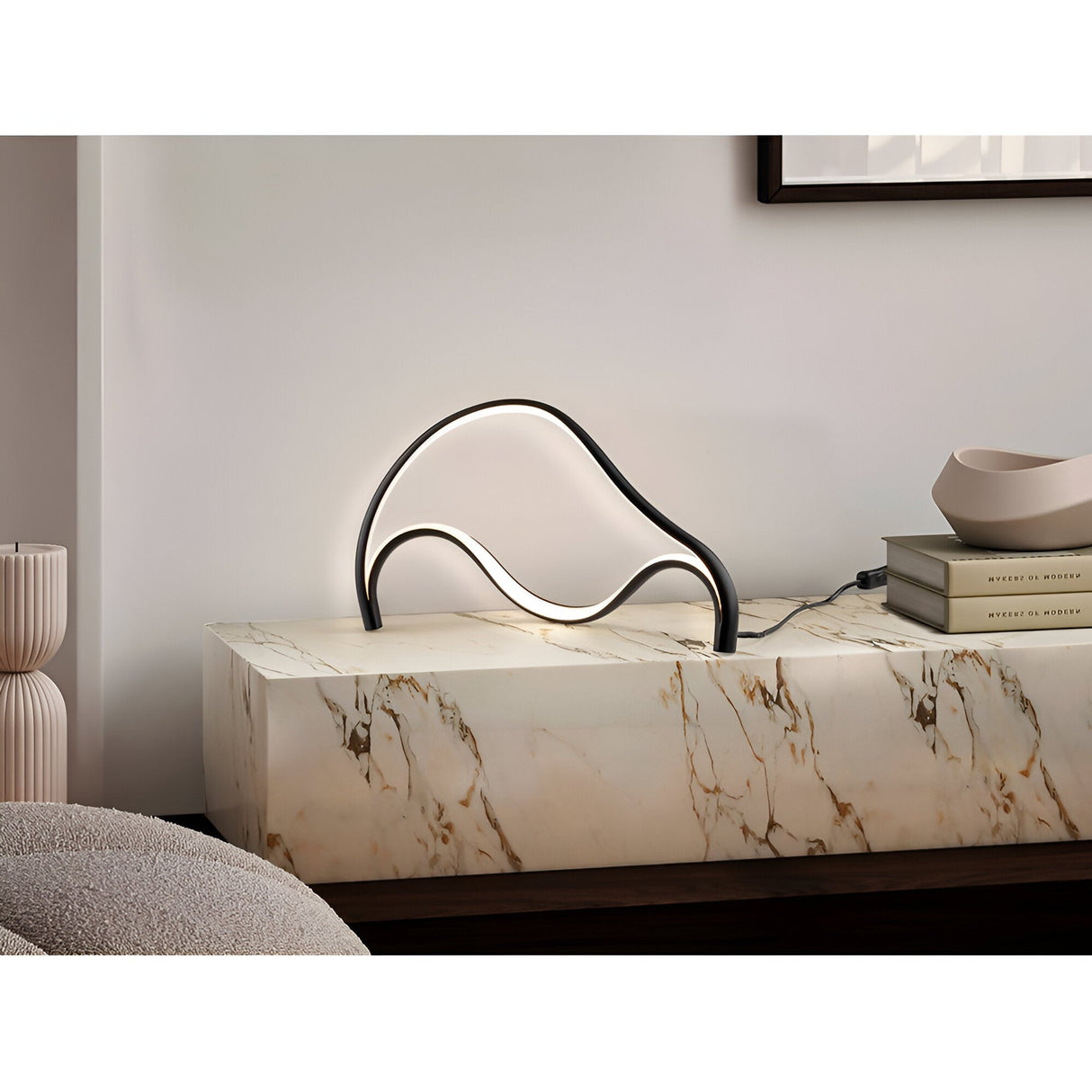 Danza LED Small Table Lamp 21W 3000W - Black