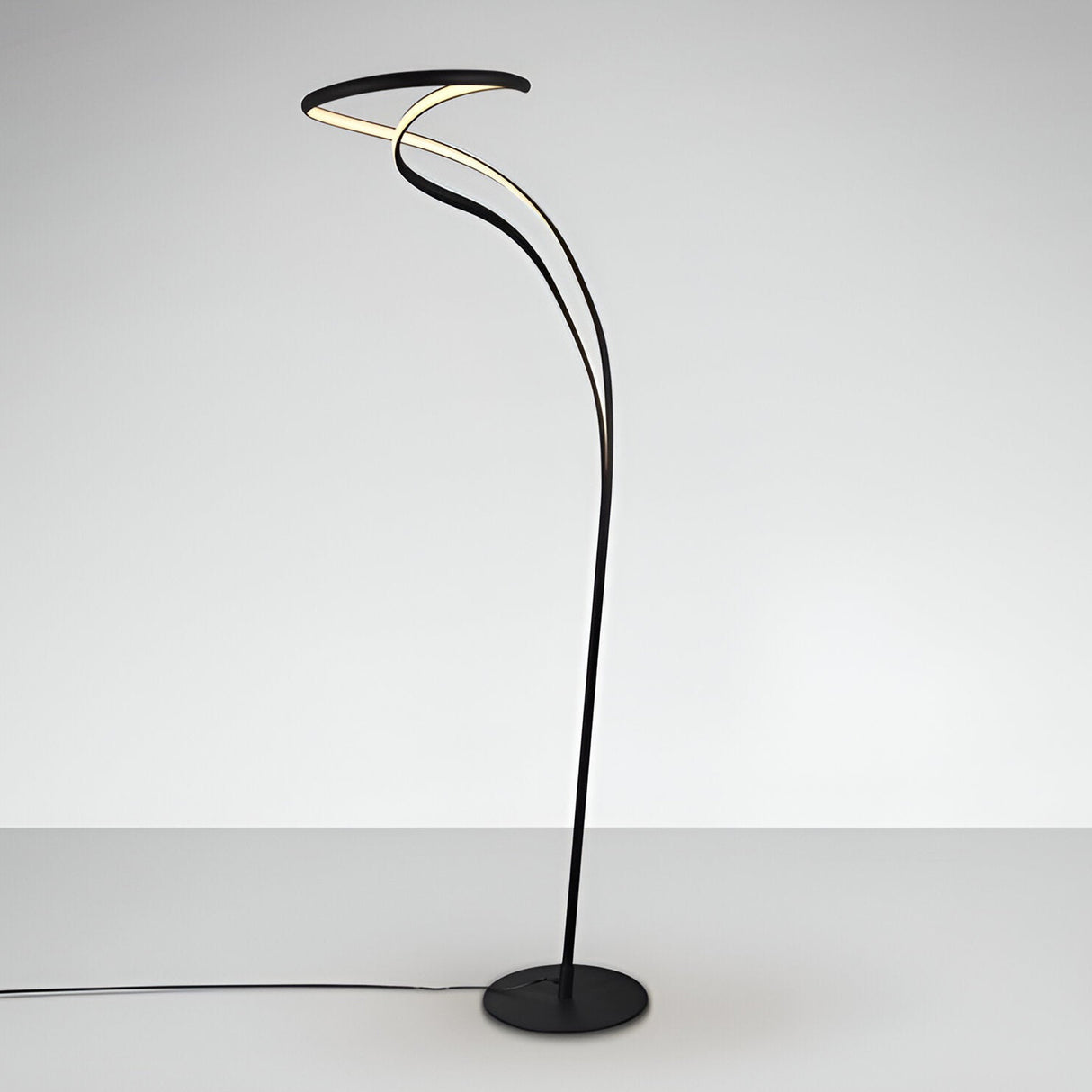 Danza Dimmable LED Floor Lamp 39W 3000K - Black