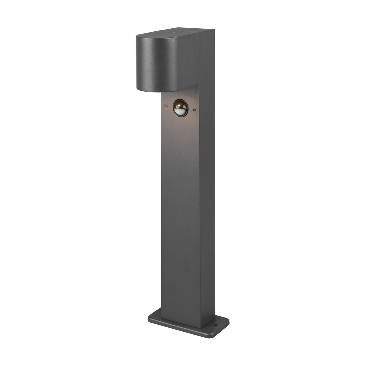 Roya 50cm PIR Outdoor Lamp Post – Anthracite