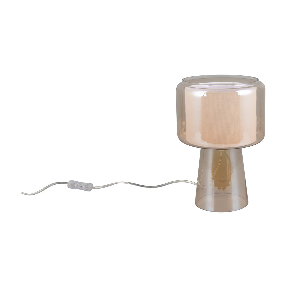 Rocka Glass Table Lamp – Amber