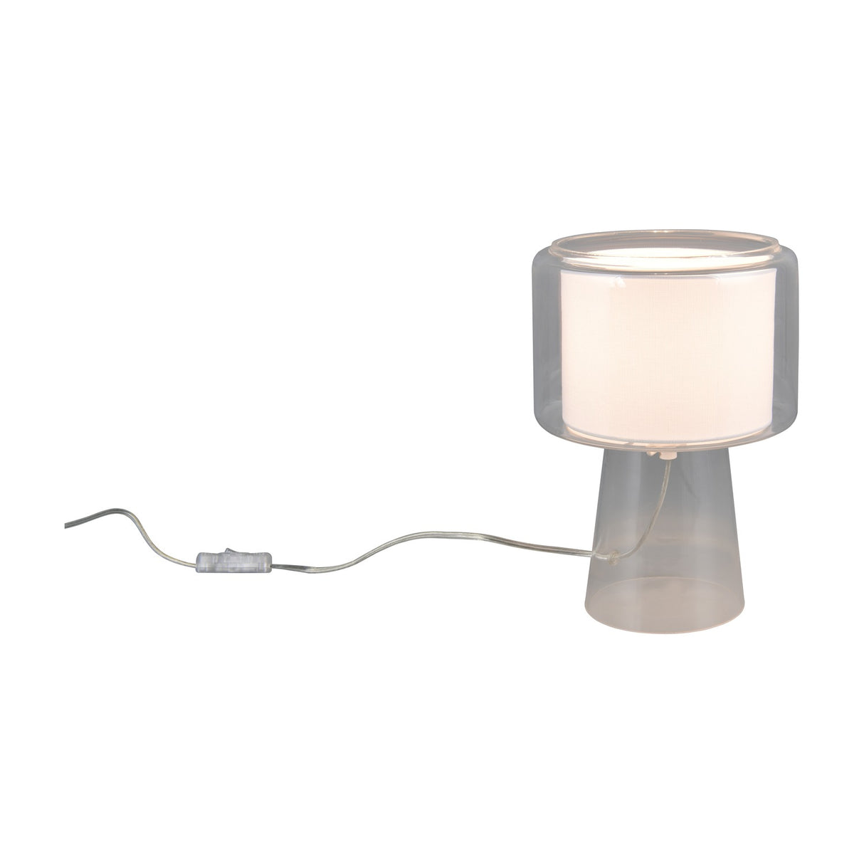 Rocka Glass Table Lamp – Clear