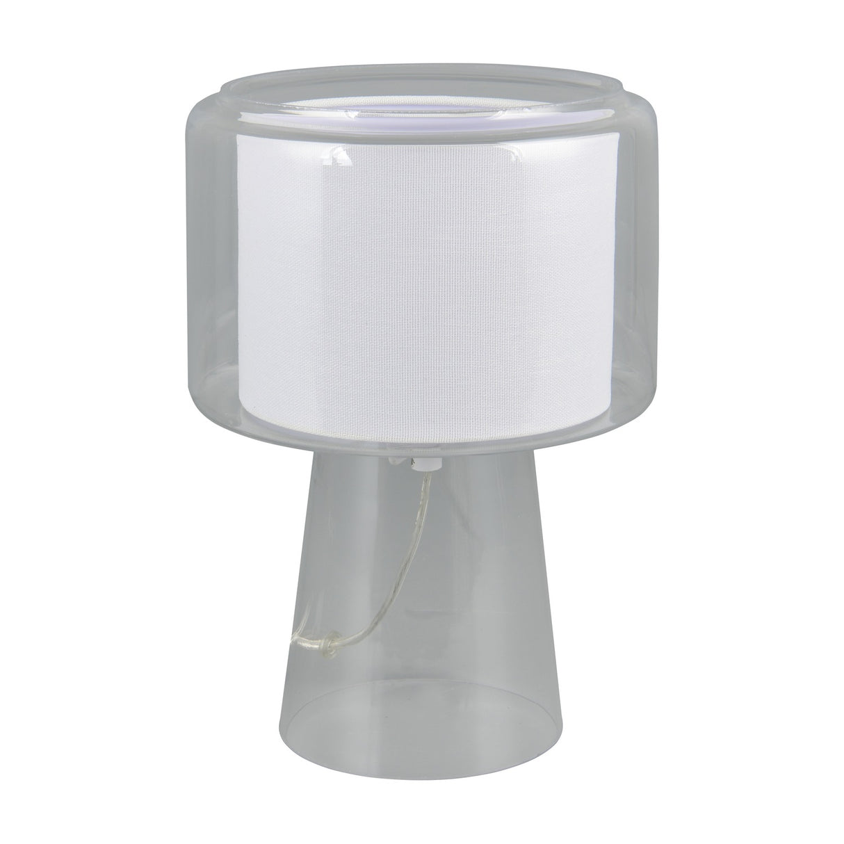 Rocka Glass Table Lamp – Clear