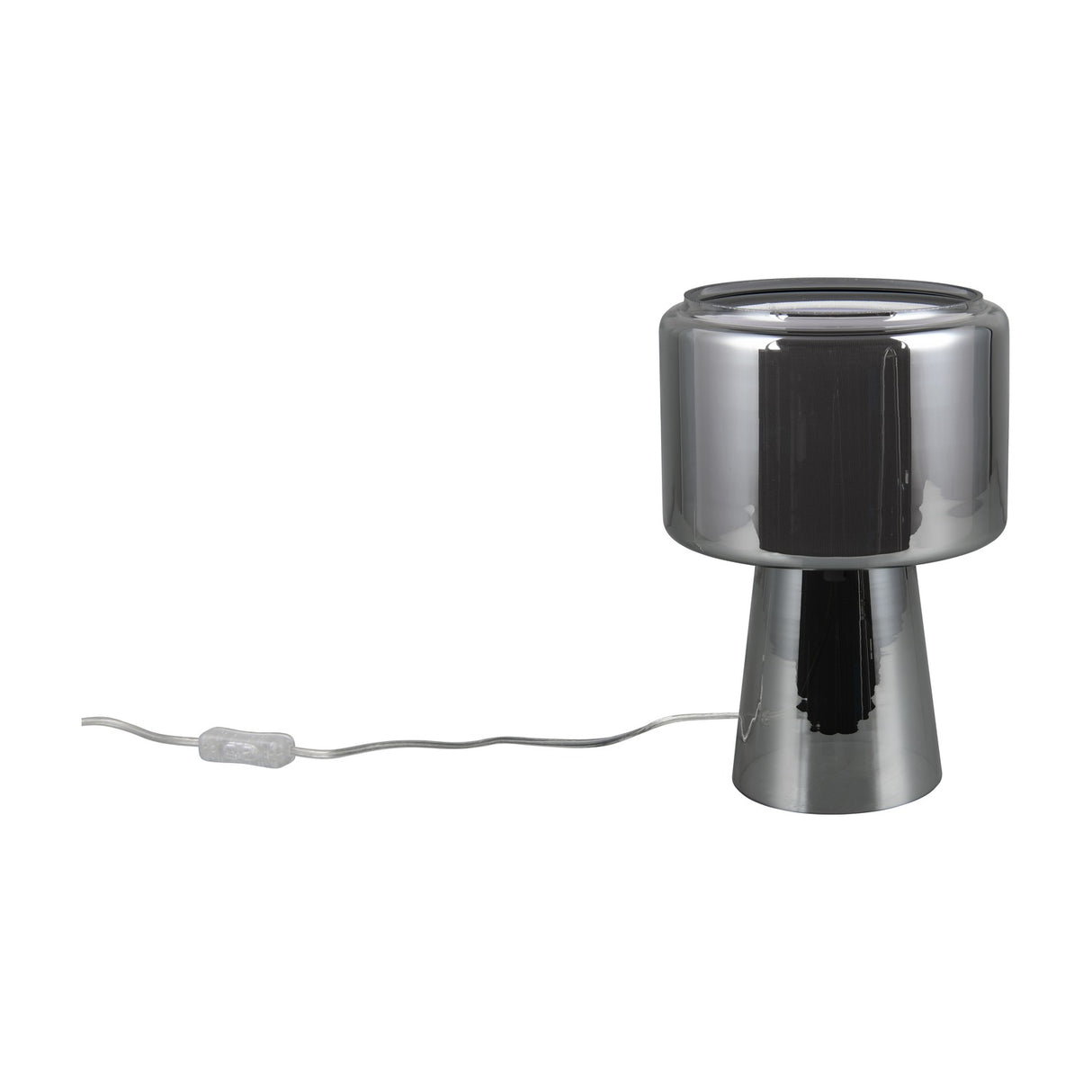 Rocka Glass Table Lamp – Chrome