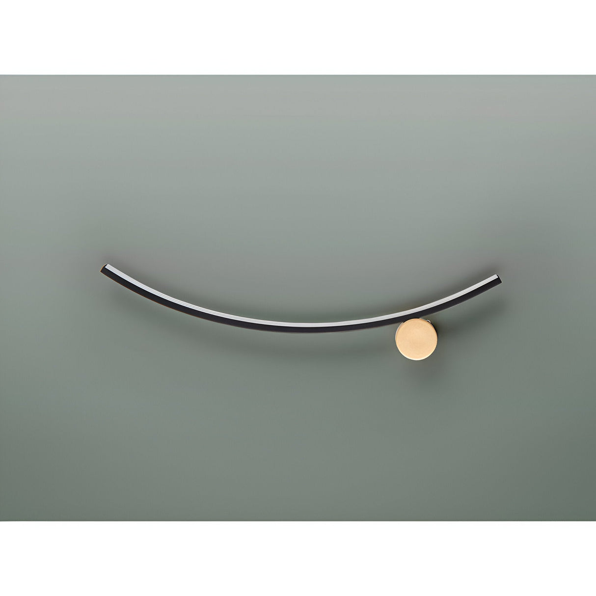 Smile LED Wall Light 8W 3000K - Black/Gold