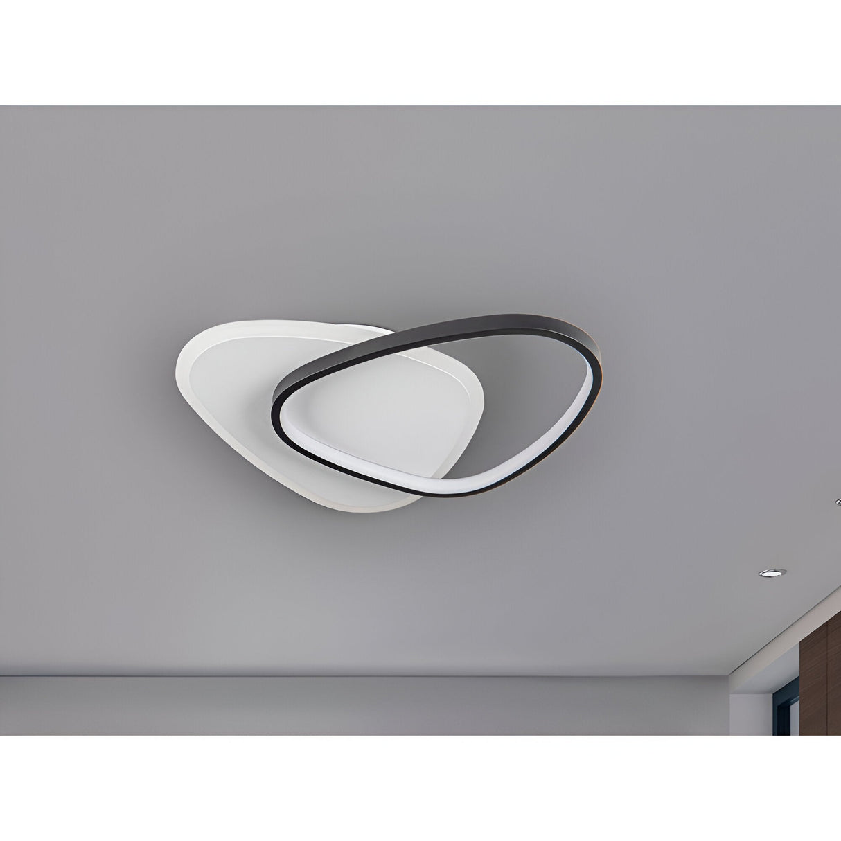 Romo LED Wall/Flush Ceiling Light 28W 3000K - White/Black
