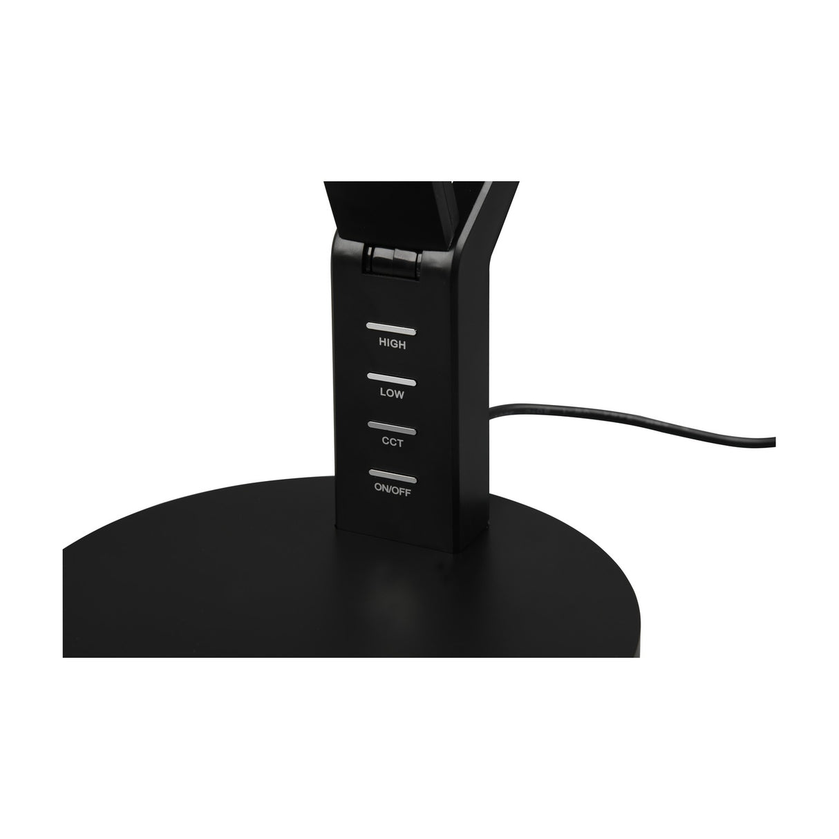 Ava LED USB Dome Table Lamp – Matt Black