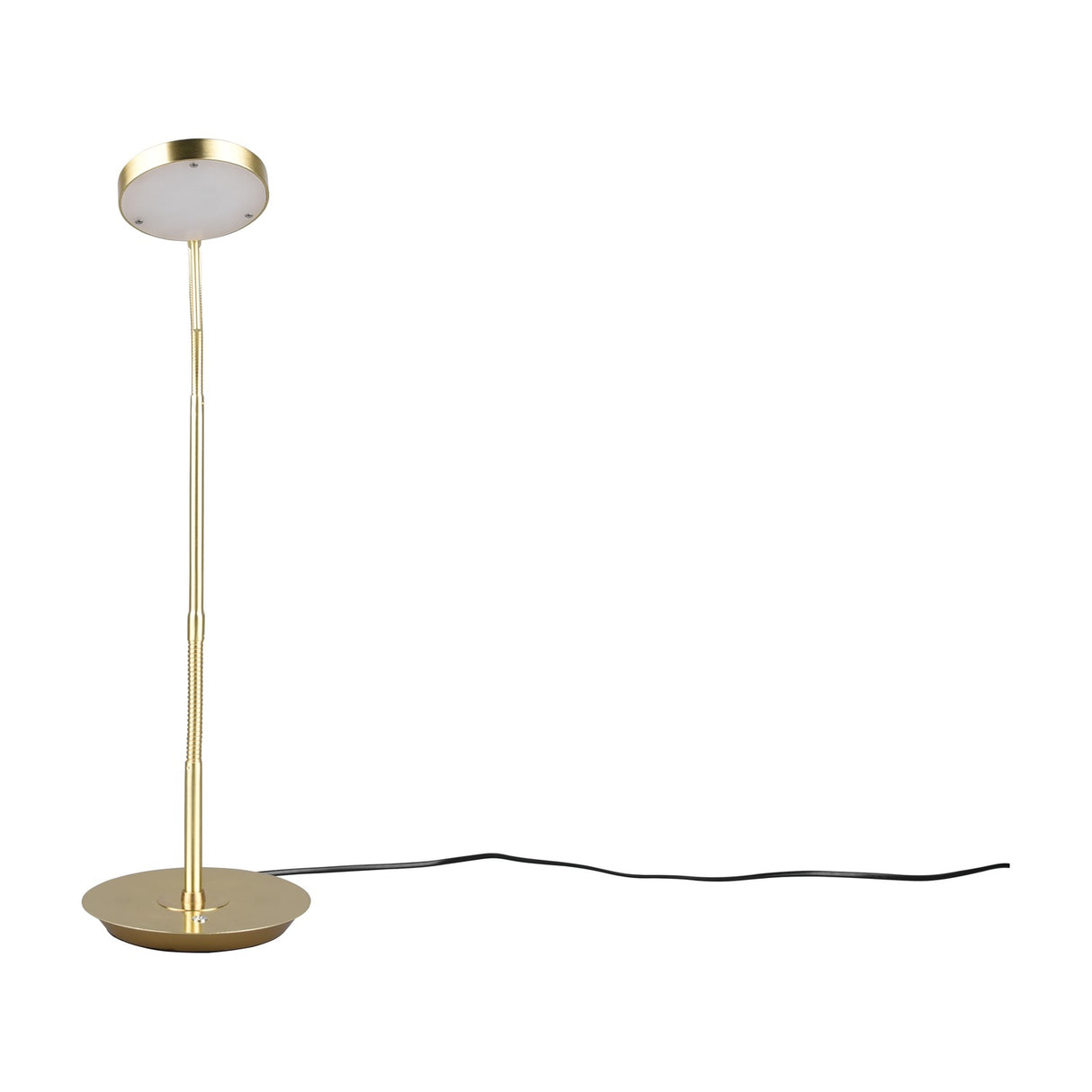 Monza LED Disc Table Lamp – Satin Brass