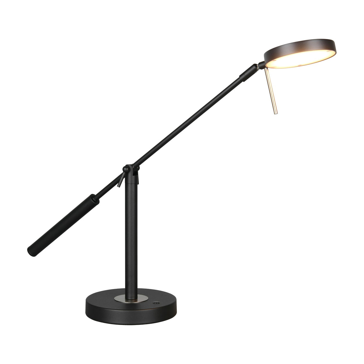 Monza LED Ring Table Lamp – Matt Black
