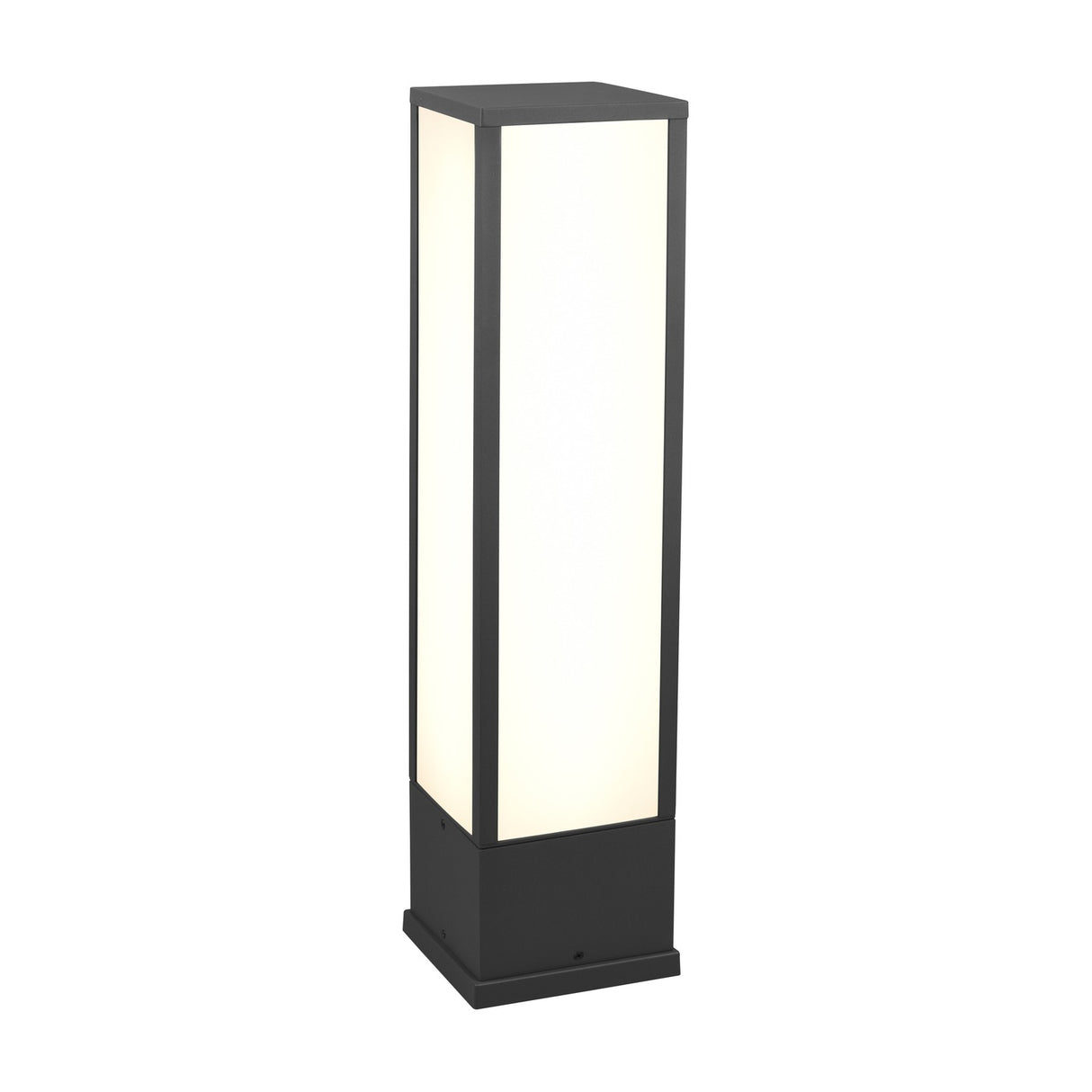 Fuerte LED Square Outdoor Lamp Post – Anthracite