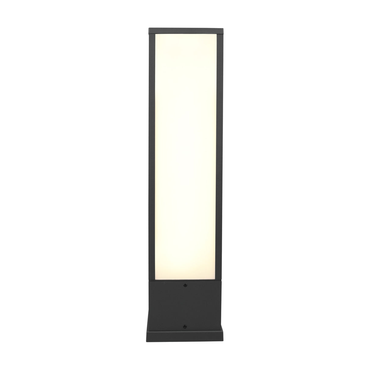 Fuerte LED Square Outdoor Lamp Post – Anthracite
