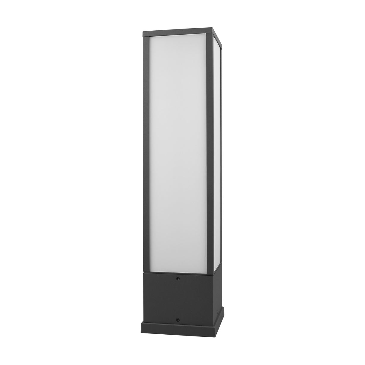 Fuerte LED Square Outdoor Lamp Post – Anthracite