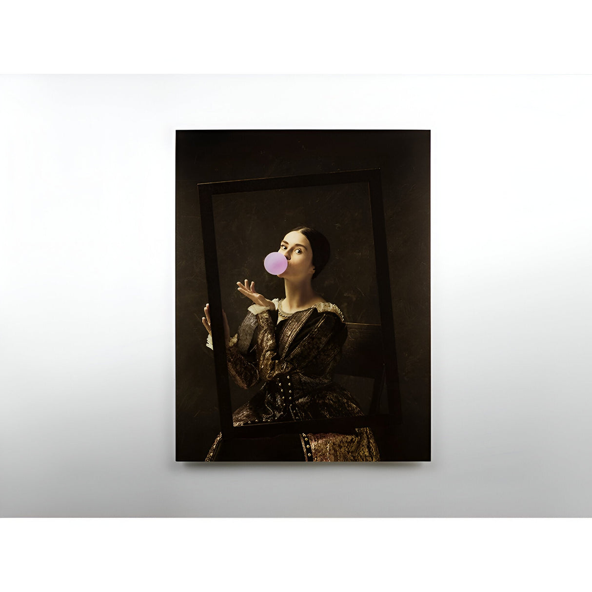 Bubble Gum Vintage Style Photography Print – 100x130cm