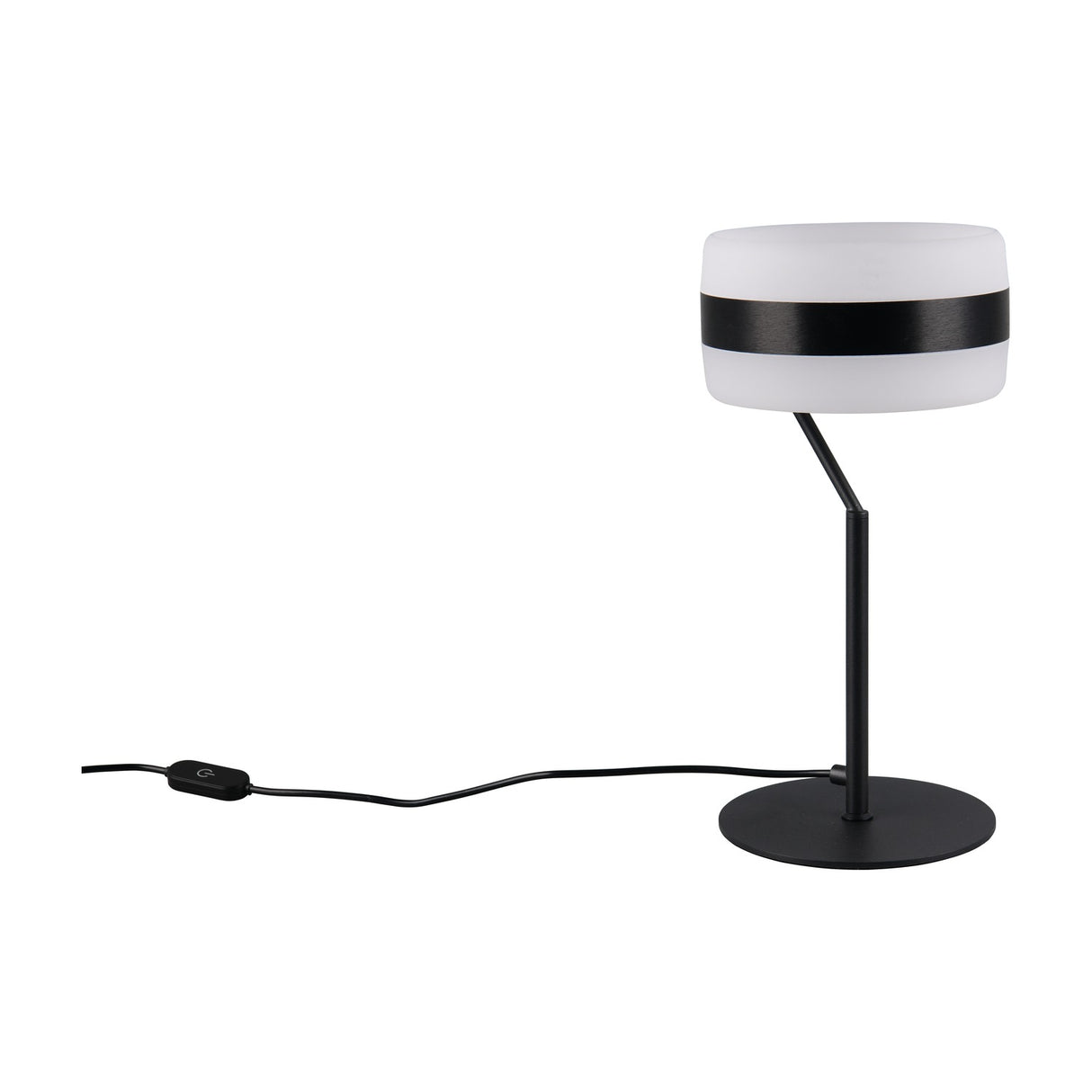 Dios LED Glass Table Lamp – Matt Black