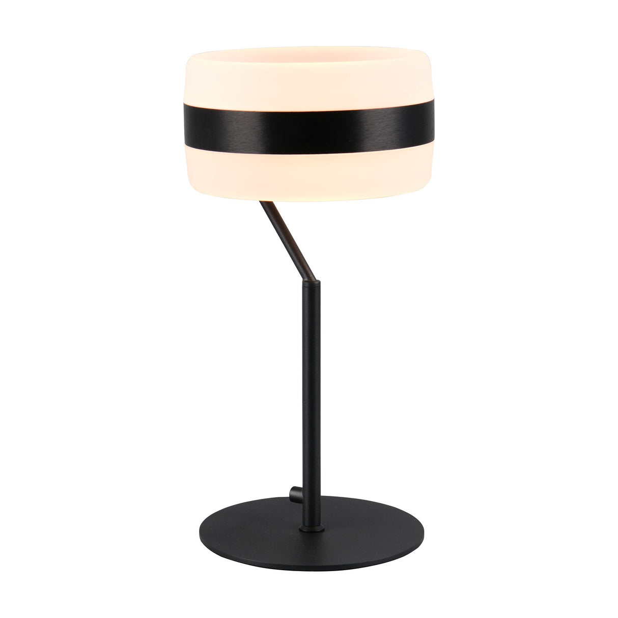 Dios LED Glass Table Lamp – Matt Black