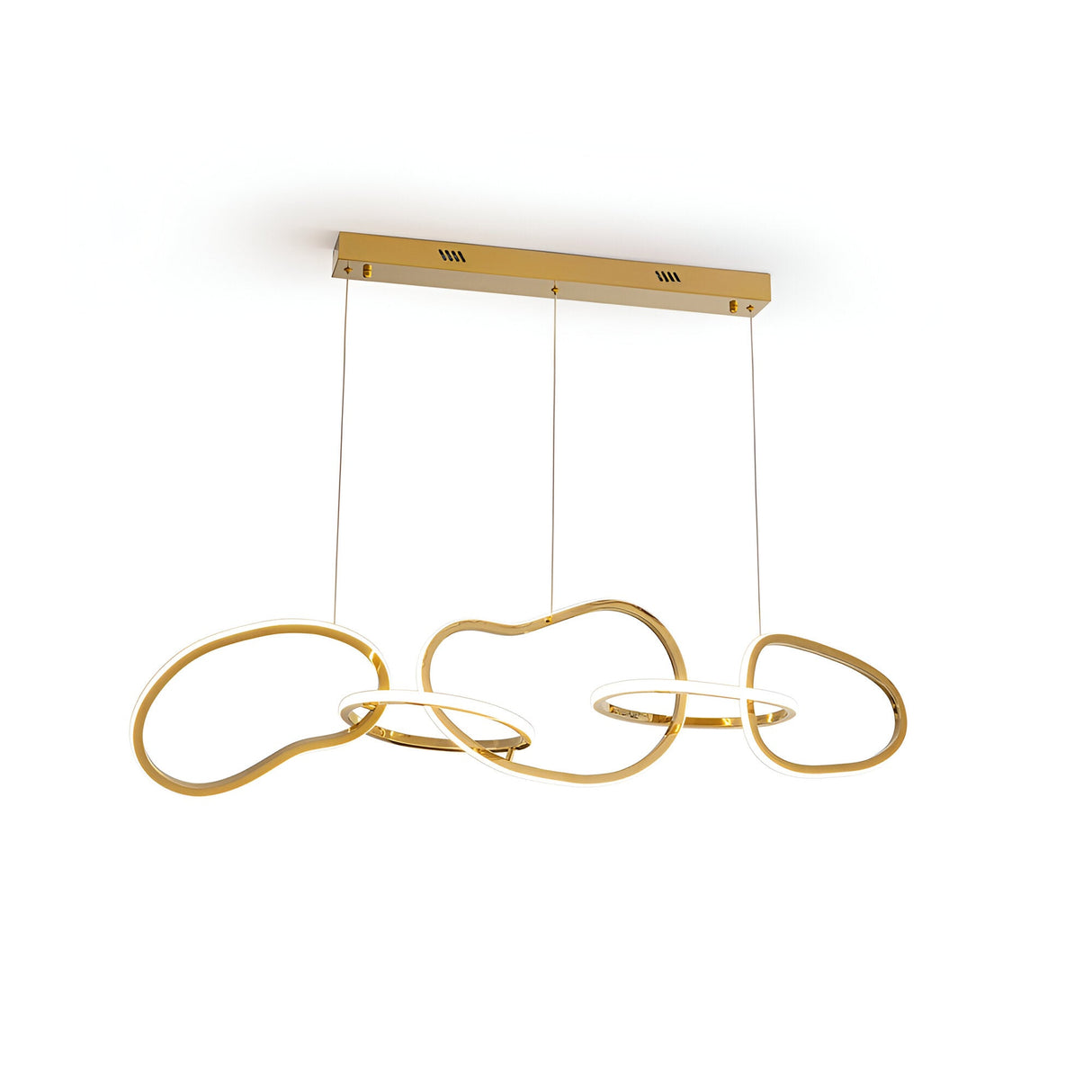 Nexo Dimmable LED Light Linear Suspension 75W 3000K - Gold