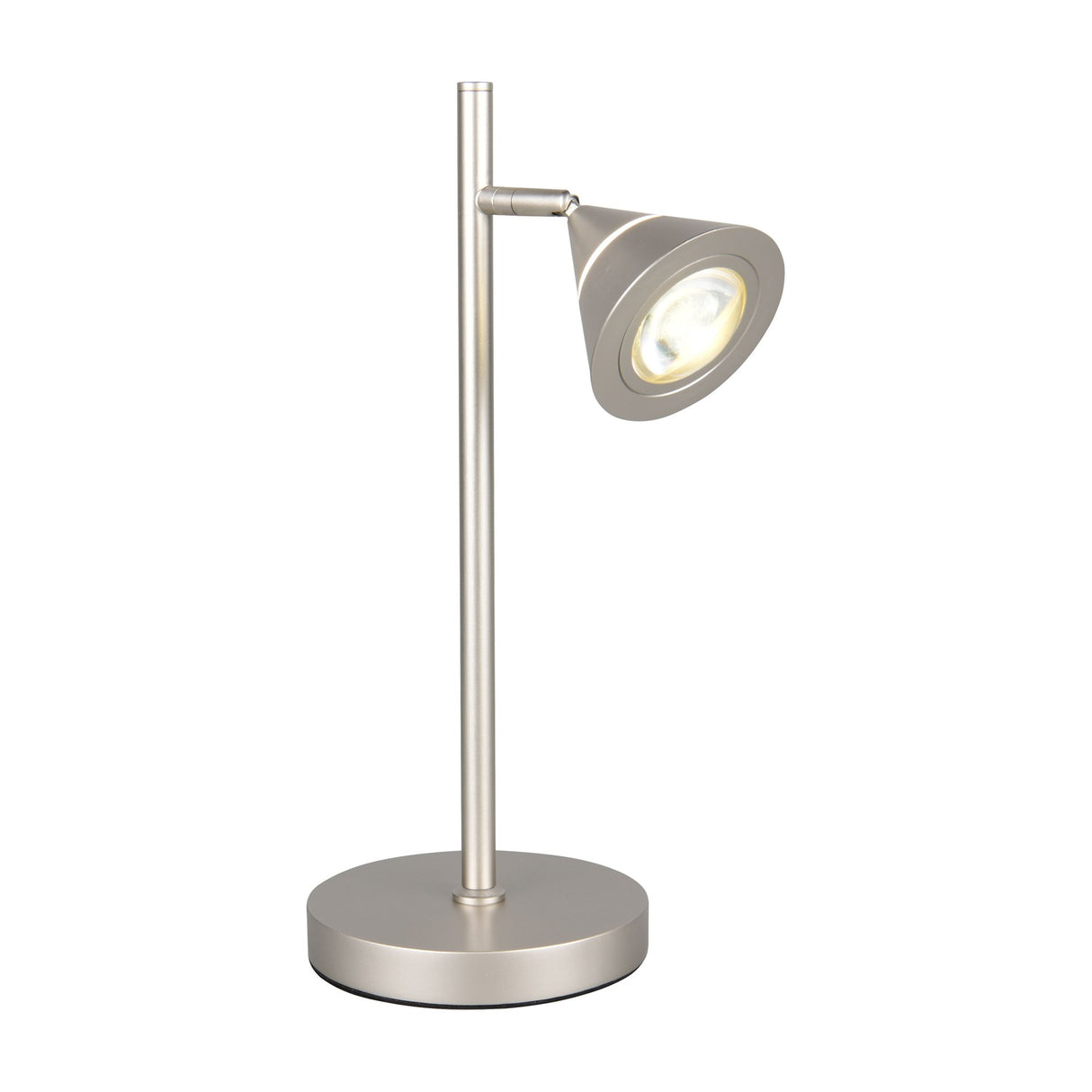 Romeo LED Table Lamp – Satin Nickel