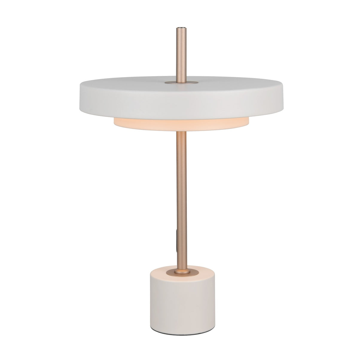 Keaton LED Table Lamp – Warm Grey