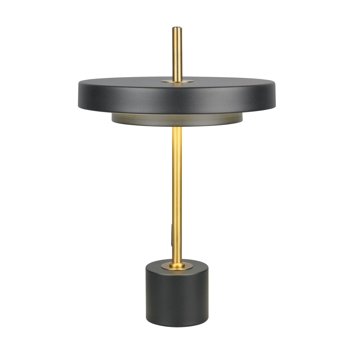 Keaton LED Table Lamp – Black & Gold
