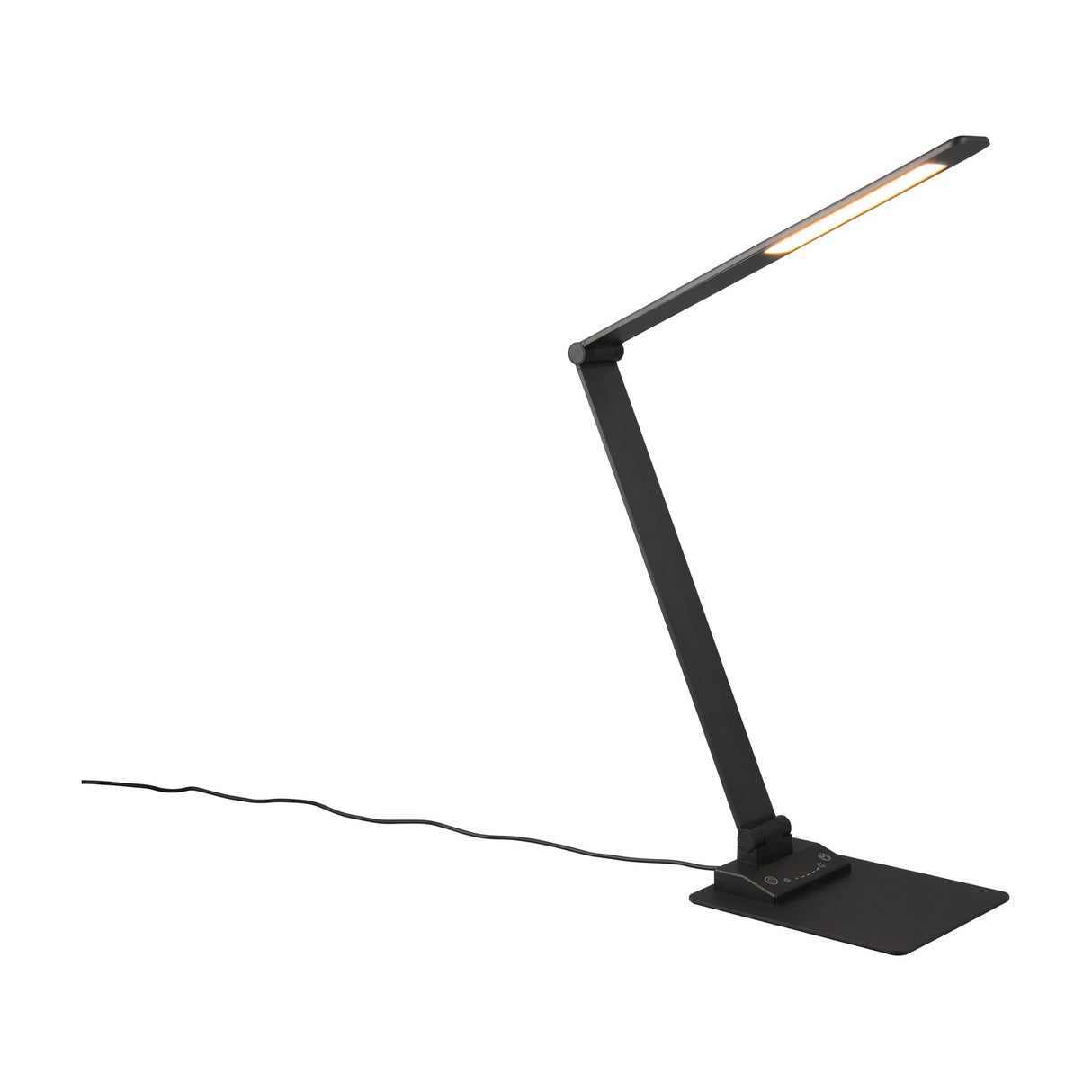 Travis LED USB Table Lamp – Matt Black