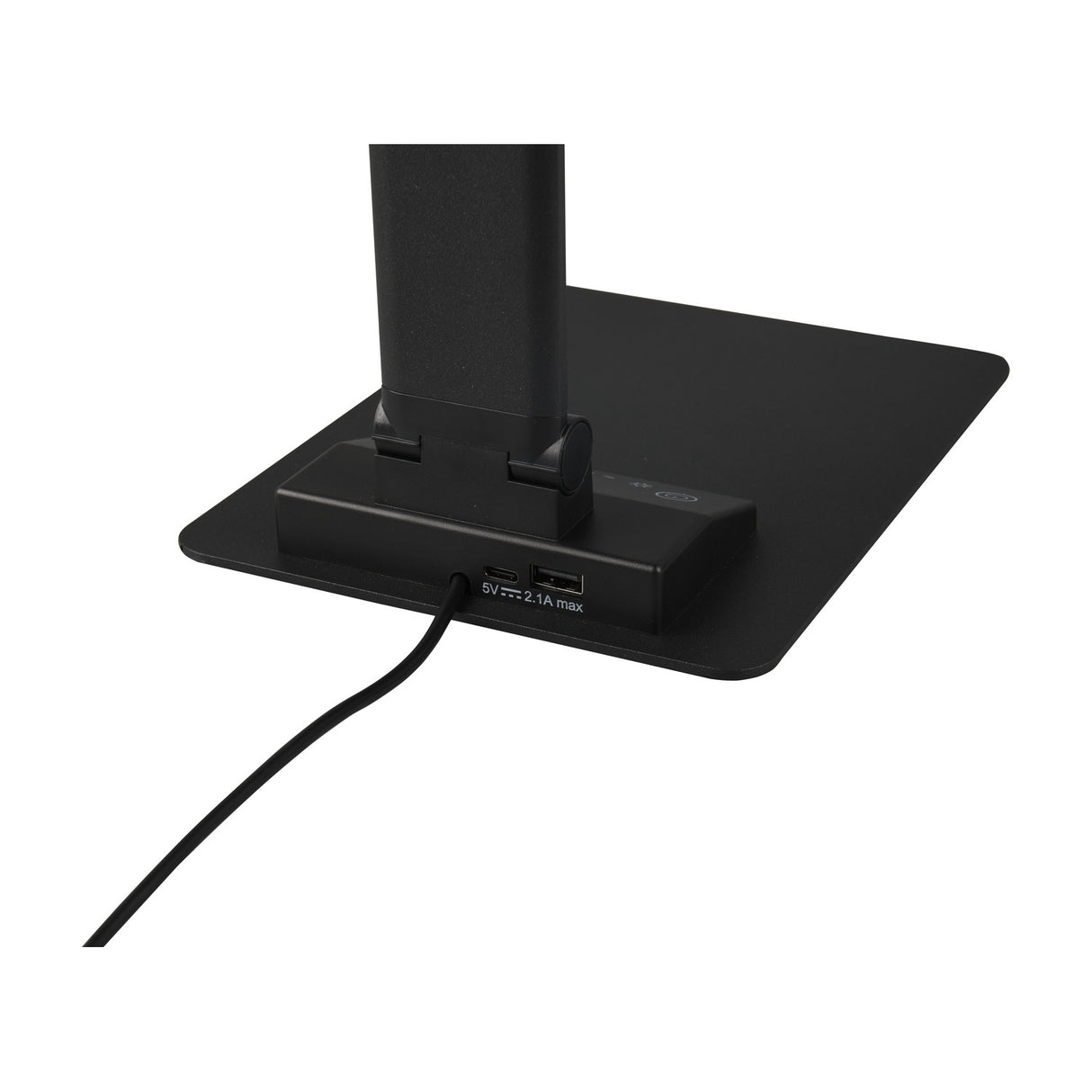 Travis LED USB Table Lamp – Matt Black