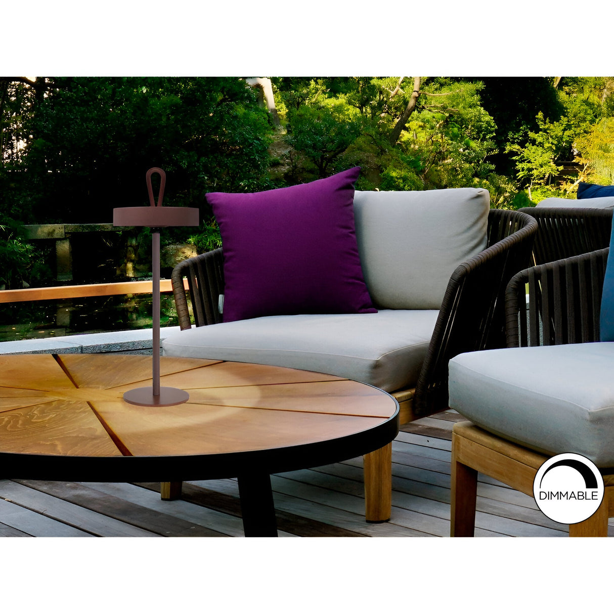 Gong Outdoor LED Table Lamp 2.5W 3000W - Corten