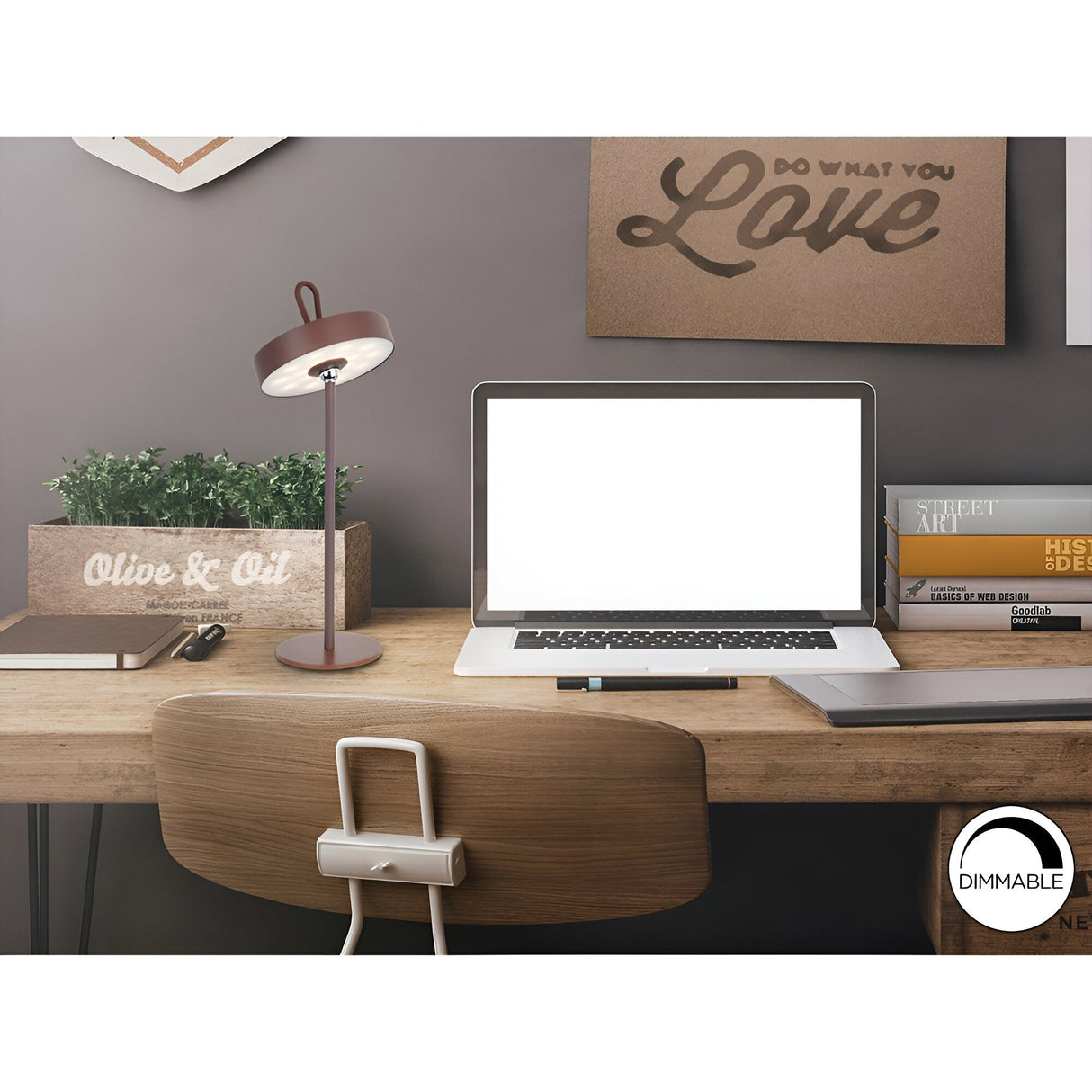 Gong Outdoor LED Table Lamp 2.5W 3000W - Corten