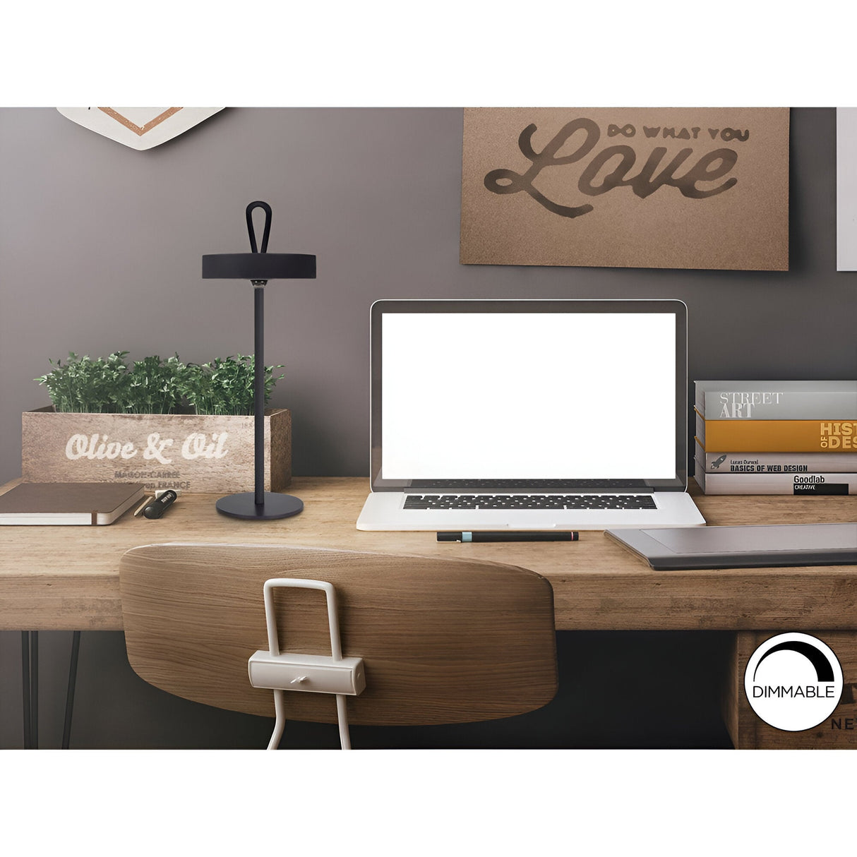 Gong Outdoor LED Table Lamp 2.5W 3000W - Black