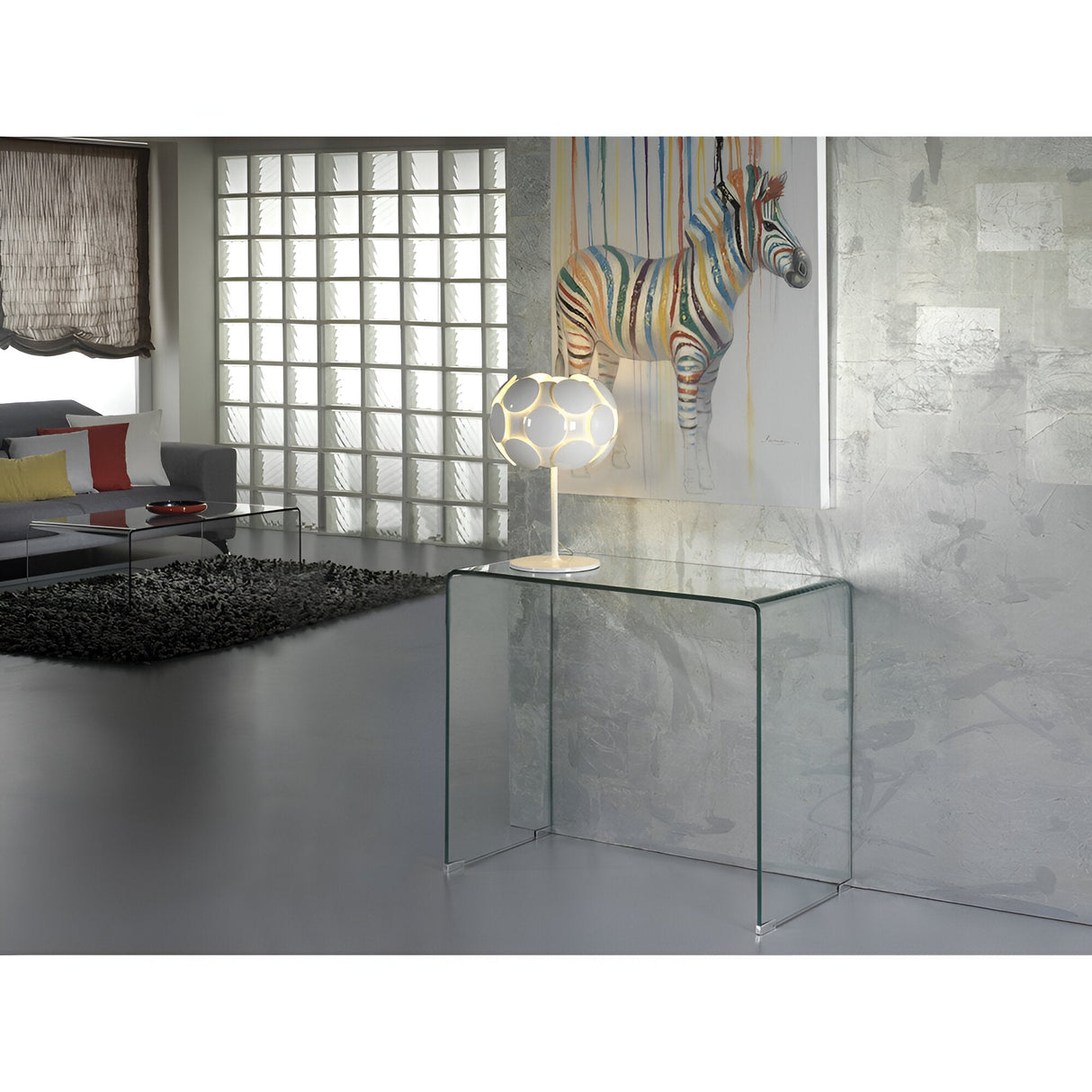 Glass Console Table – Transparent