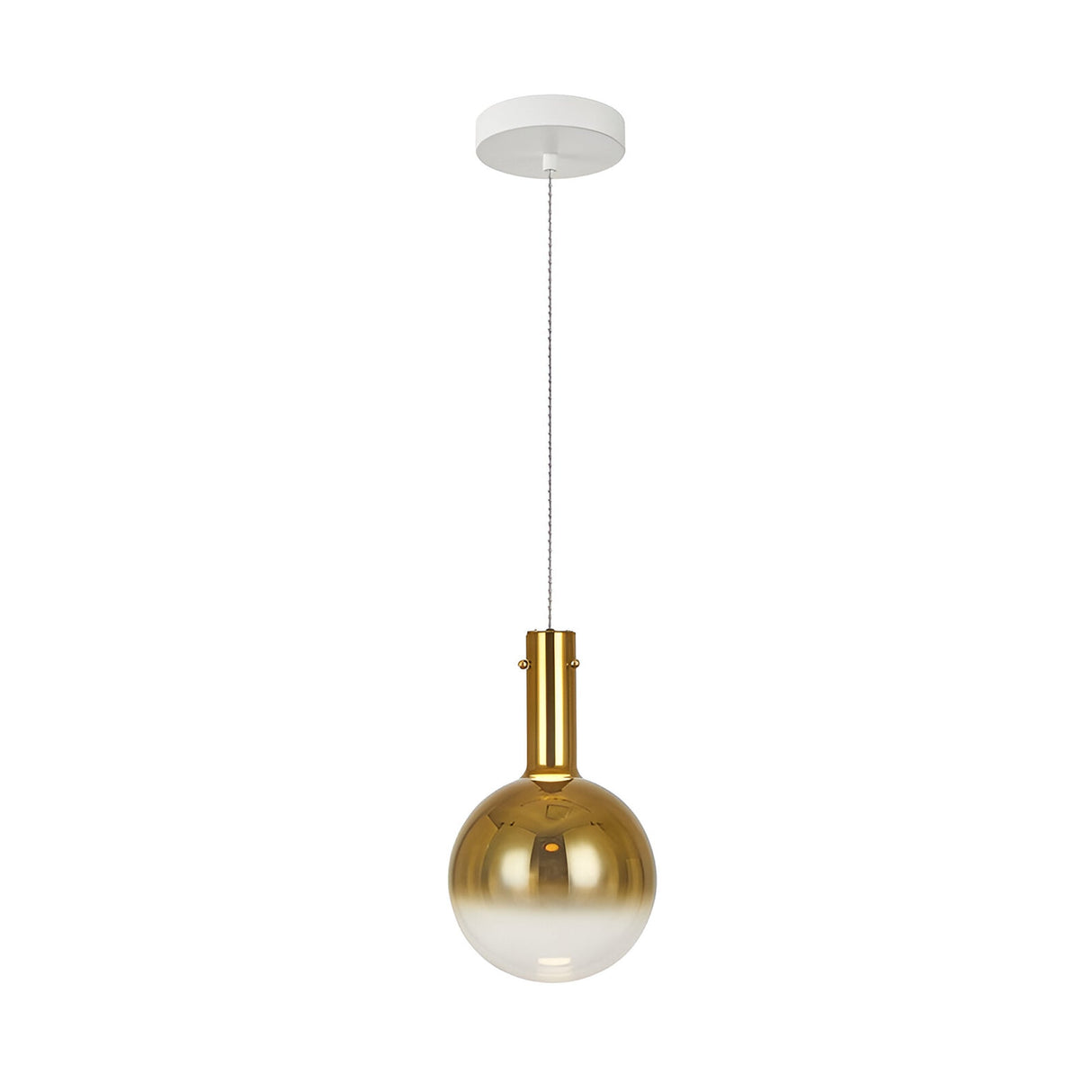 Matices LED Light Glass Pendant 4W 3000K - White/Matte Gold