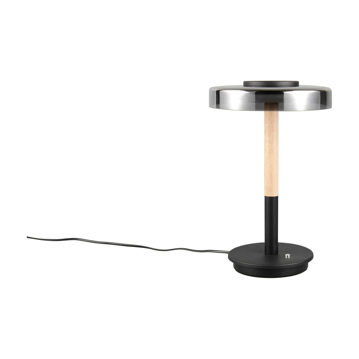 Celeste LED Glass Table Lamp – Matt Black
