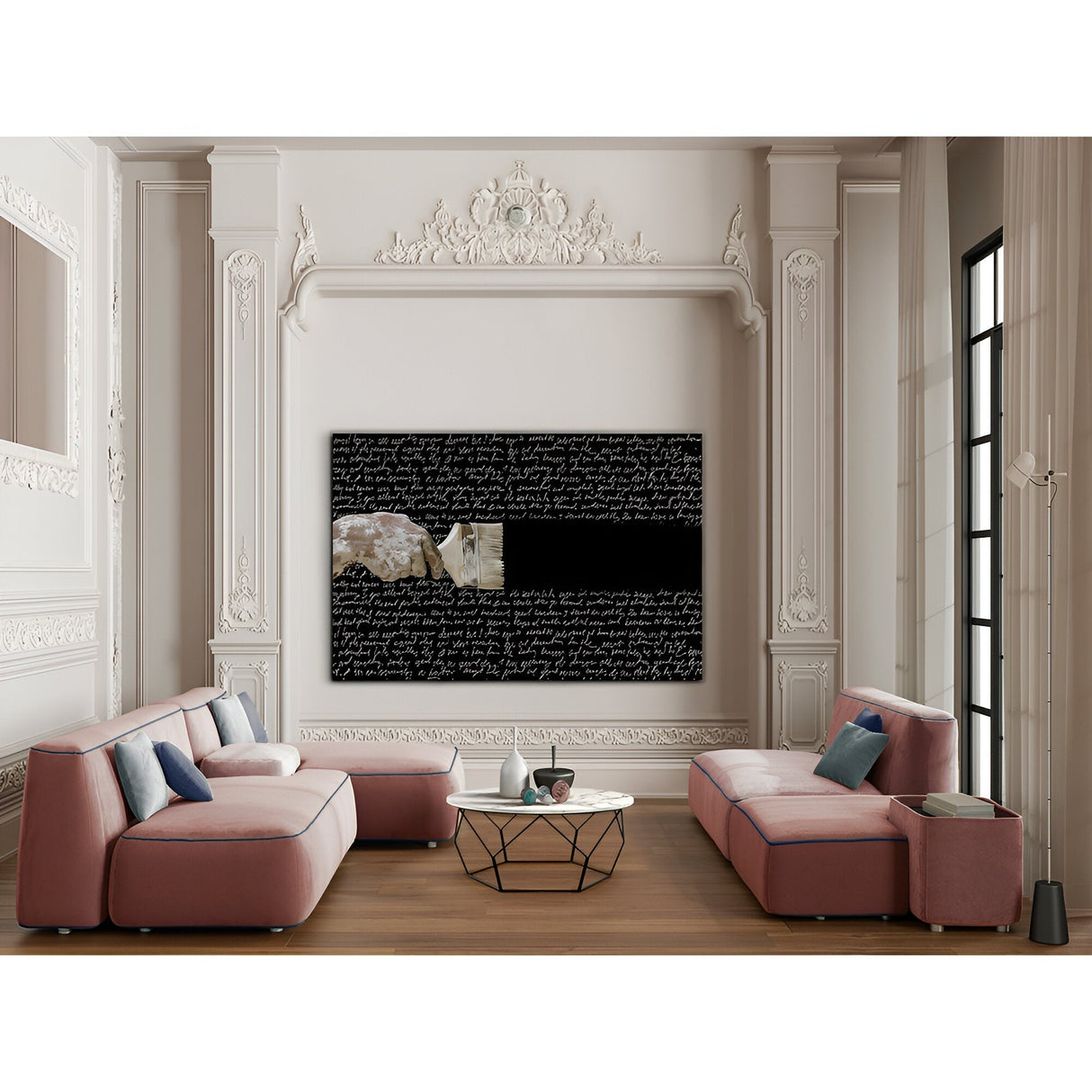 Poesia Erased Art Photography Print – 180x120cm