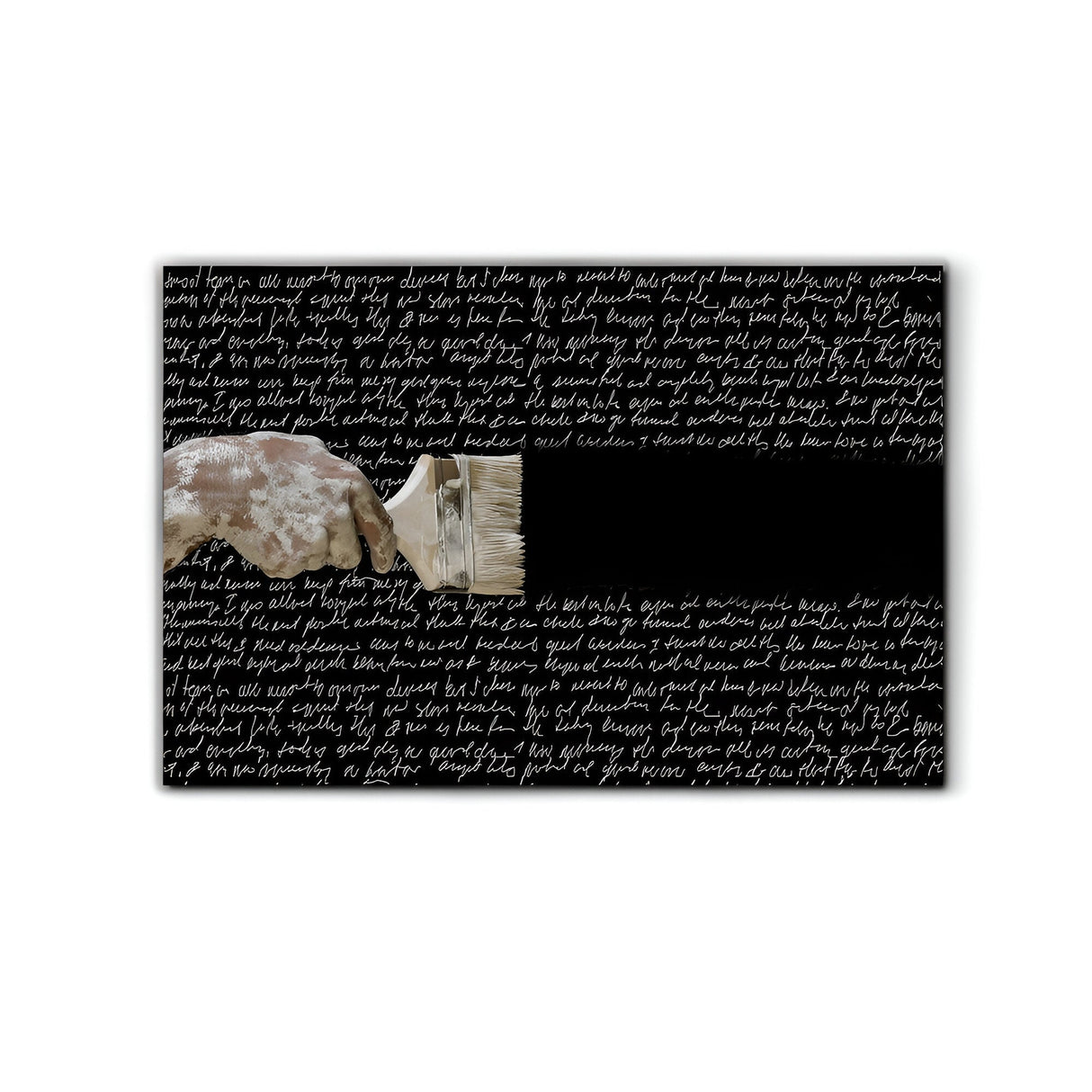 Poesia Erased Art Photography Print – 180x120cm