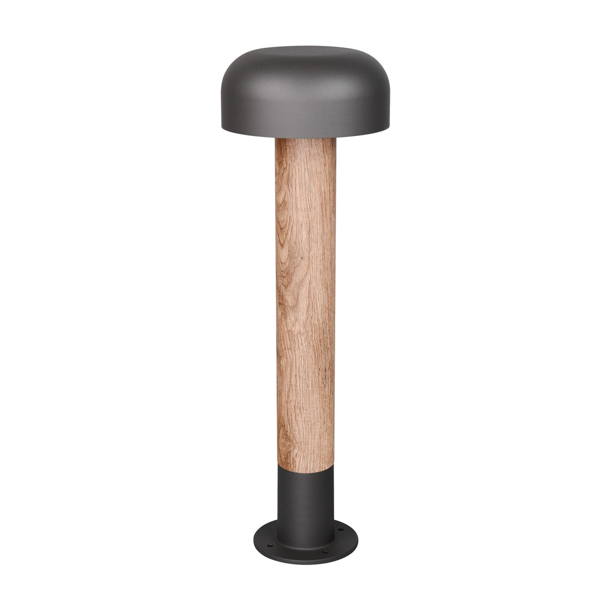 Fraser 54cm Outdoor Lamp Post – Wood Effect