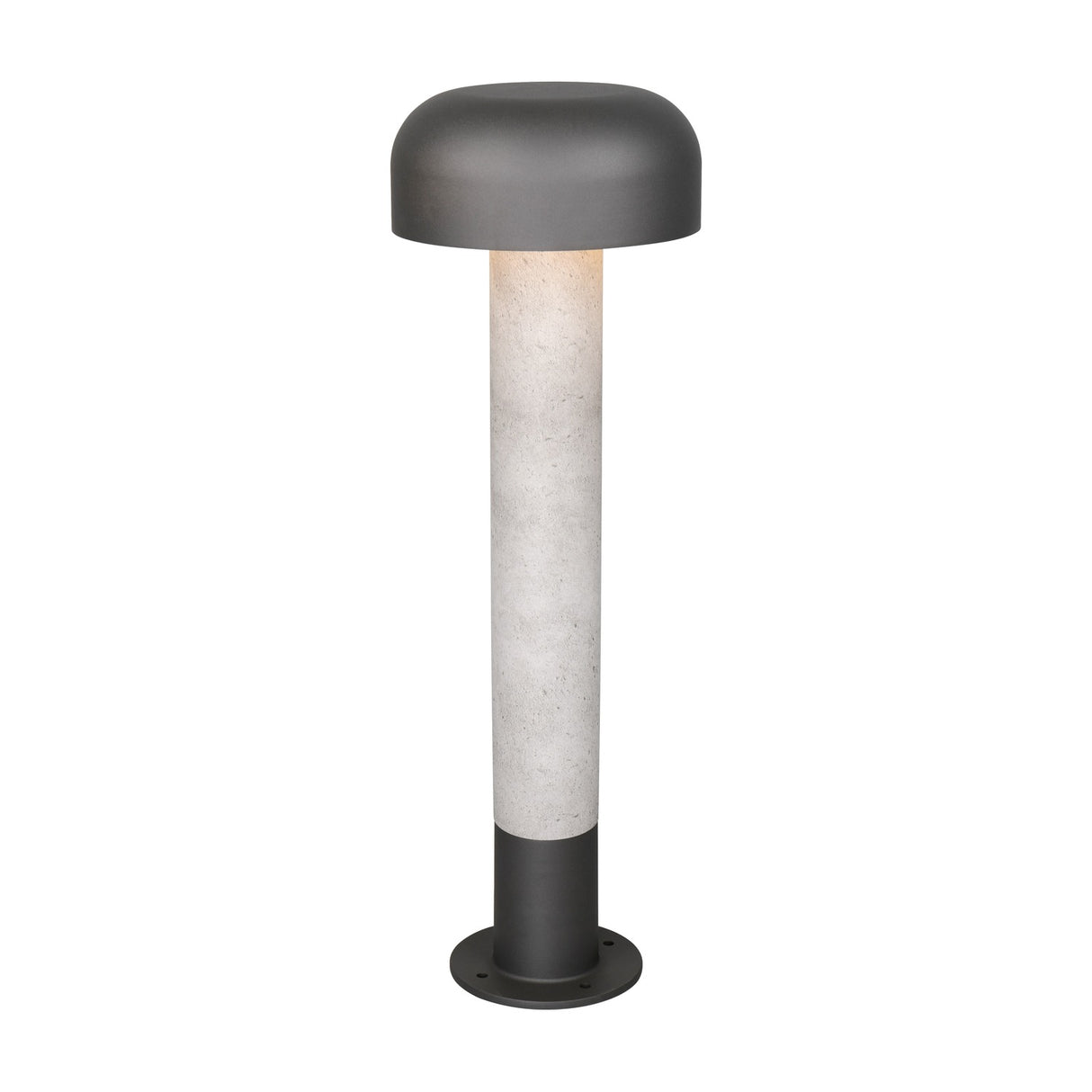 Fraser 54cm Outdoor Lamp Post – Concrete