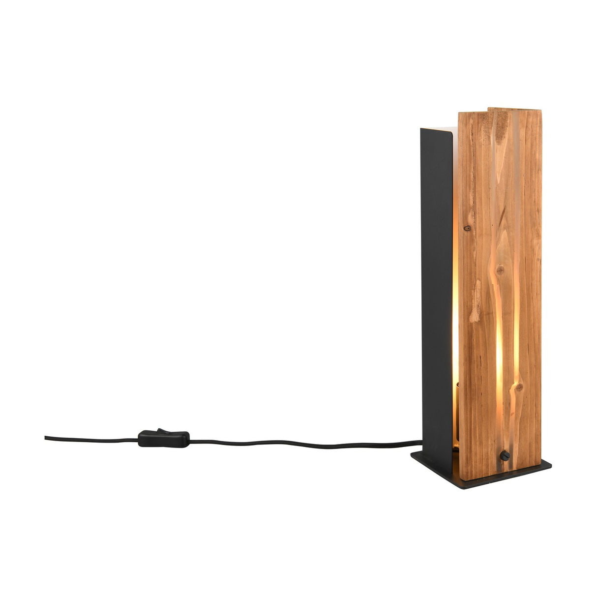 Karuni Wooden Table Lamp – Natural