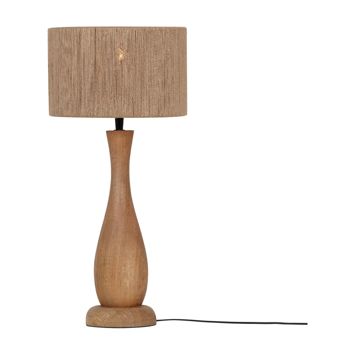 Toba Wooden Table Lamp – Natural