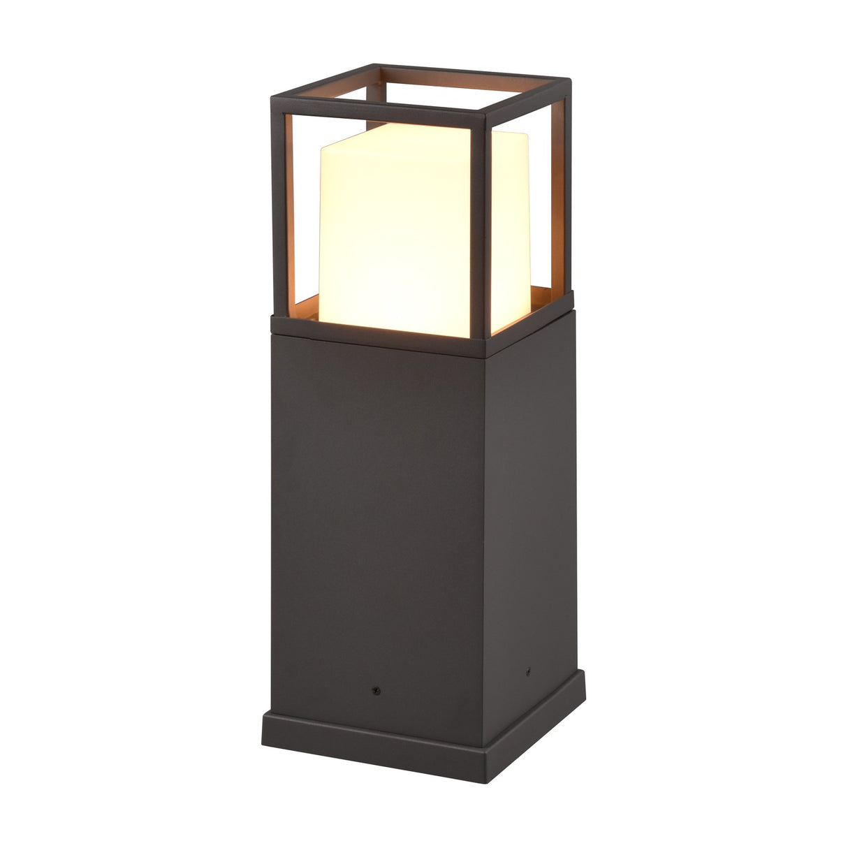 Witham LED Lantern 40cm Outdoor Lamp Post – Anthracite