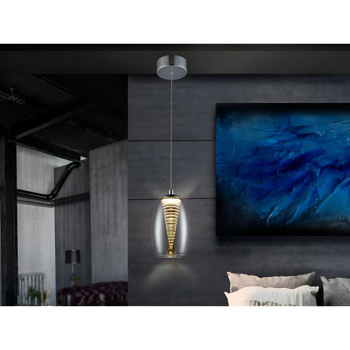 Nebula LED Pendant Light 5W 3000K - Transparent