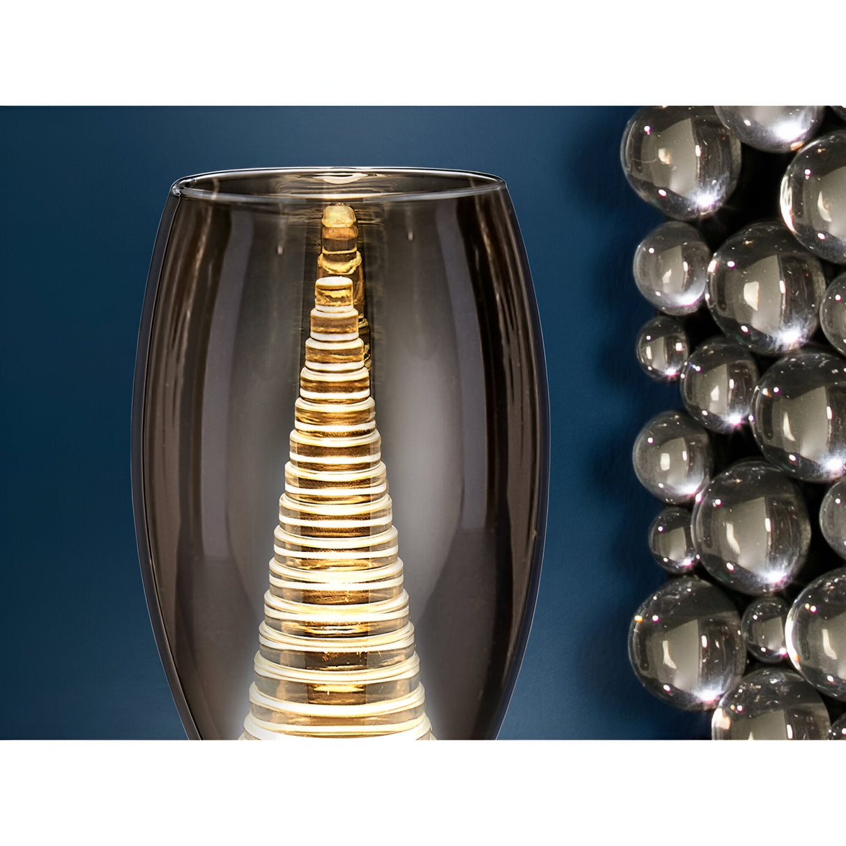 Nebula LED Glass Wall Light 5W 3000K - Transparent