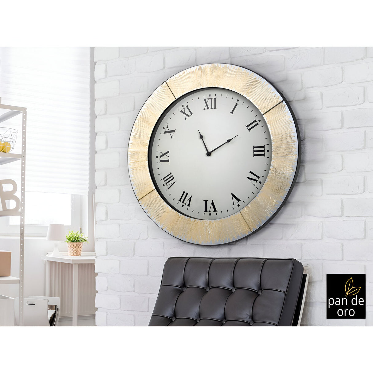 Aurora Gold Wall Clock - 60cm