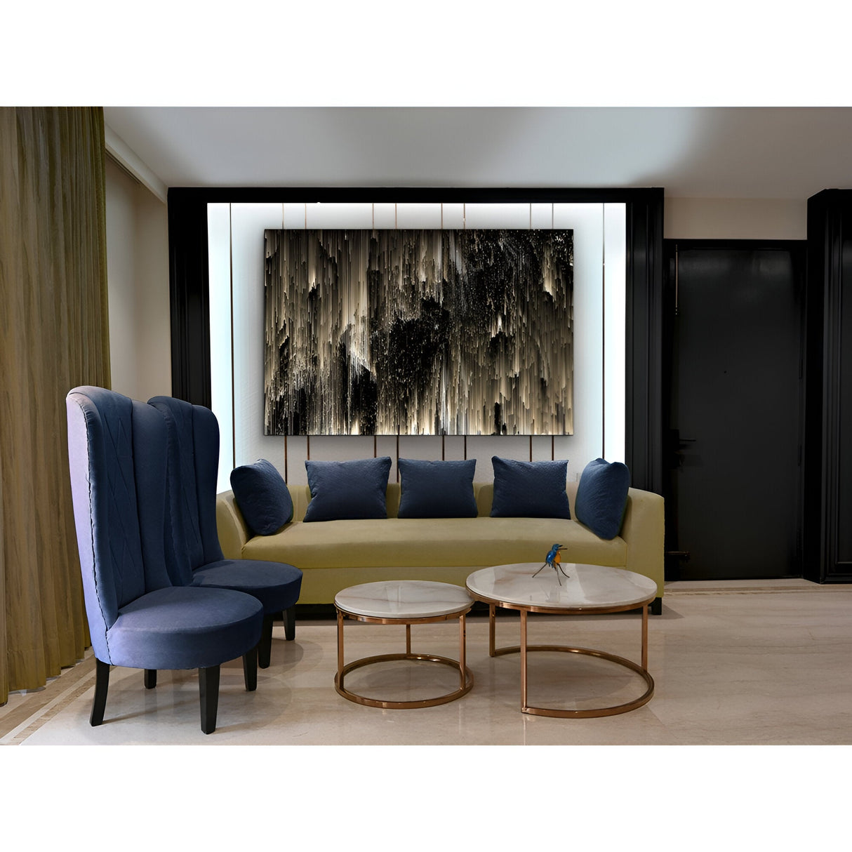 Aurora Boreal Abstract Skyscape Photography Print – 180x120cm